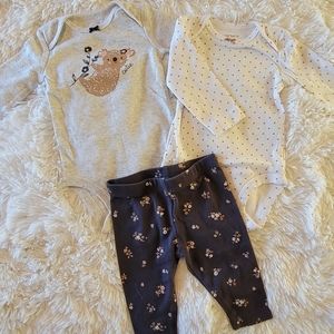 💗4/35 💗 3M Carter Sets - Pear and Koala